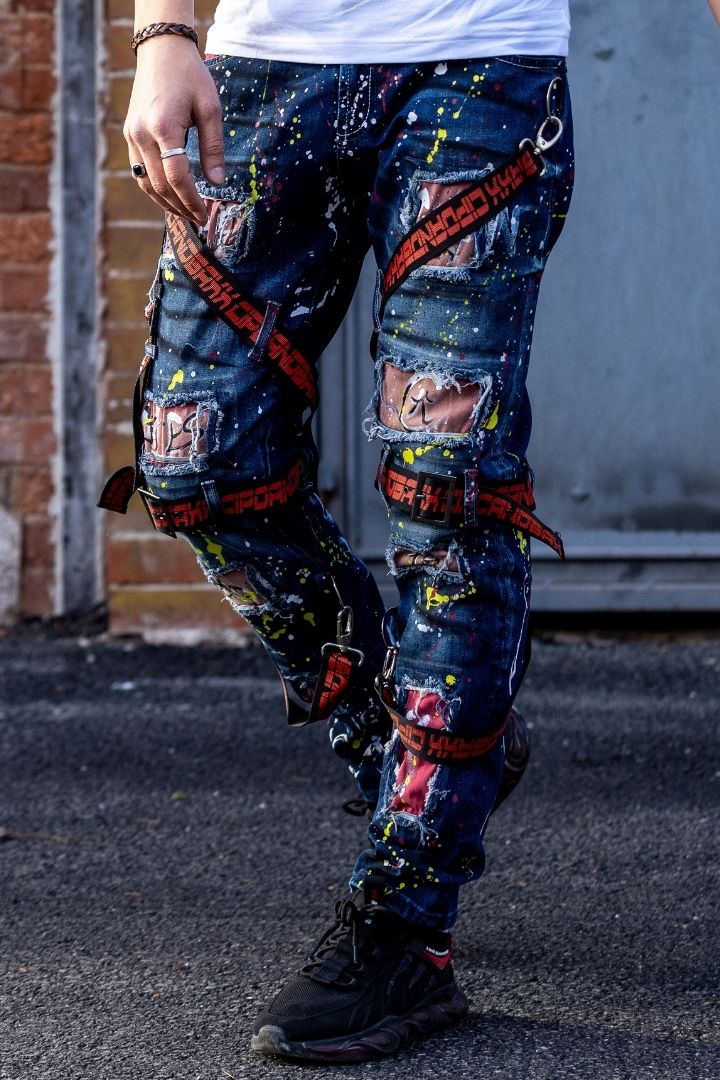 CD716 Street Style Erkek Jean Pantolon