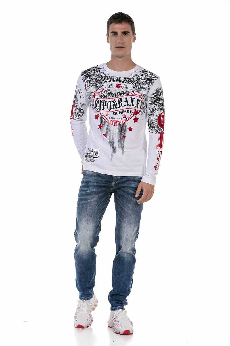 CD717 Logo Tasarımlı Erkek Jean Pantolon