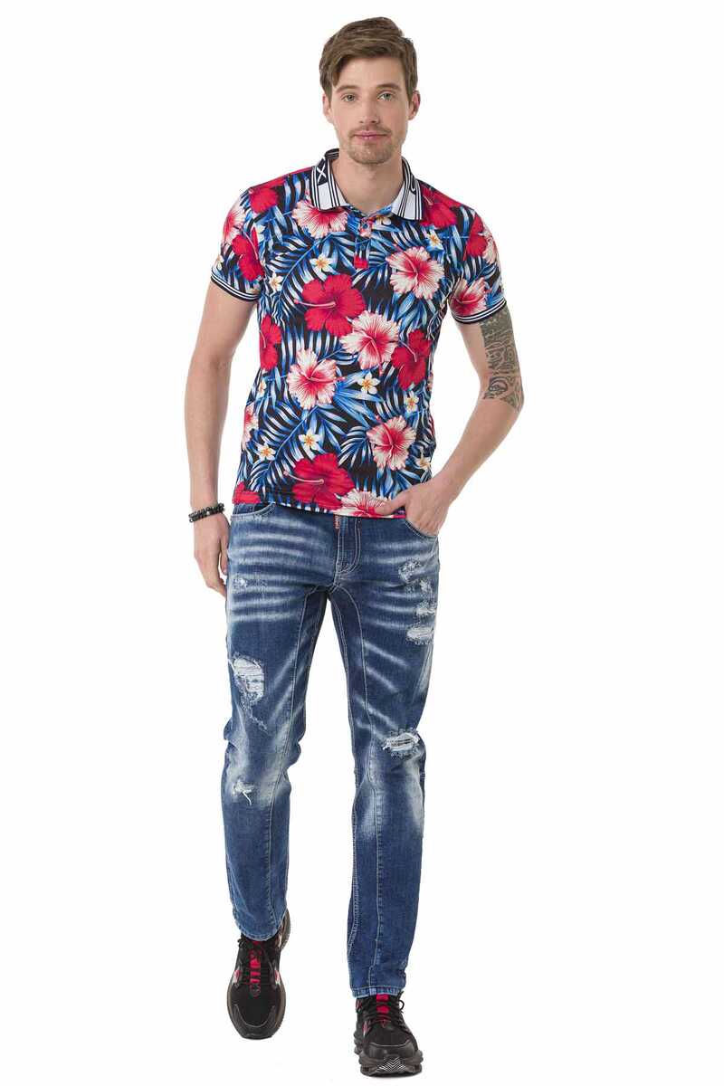 CD781 Yırtık Yamalı Erkek Jean Pantolon