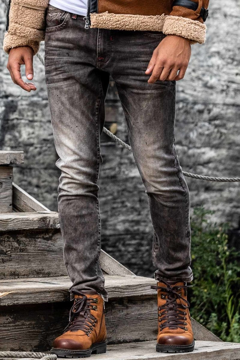 CD811 Kadife Görünümlü Fitilli Erkek Pantolon