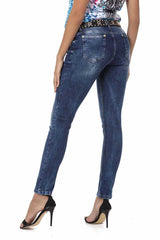 WD461 Mavi Basic Kadın Jean Pantolon