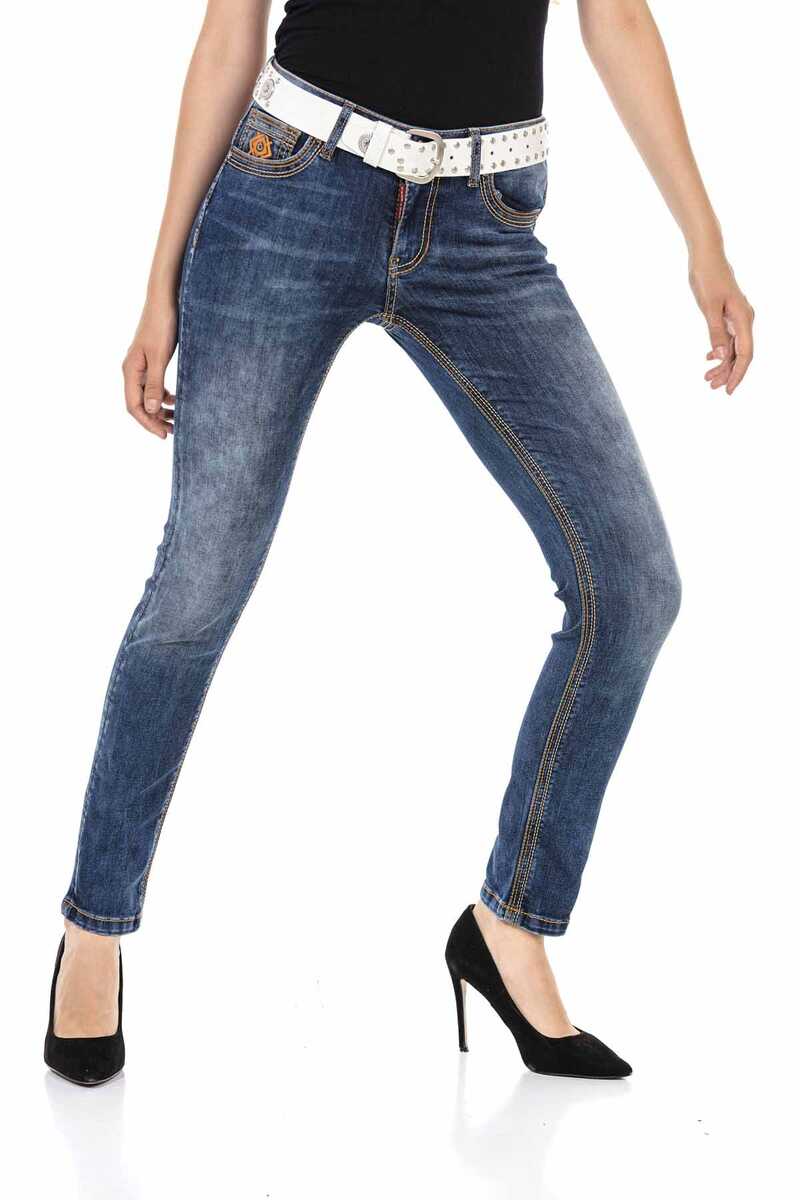WD462 Mavi Basic Kadın Jean Pantolon