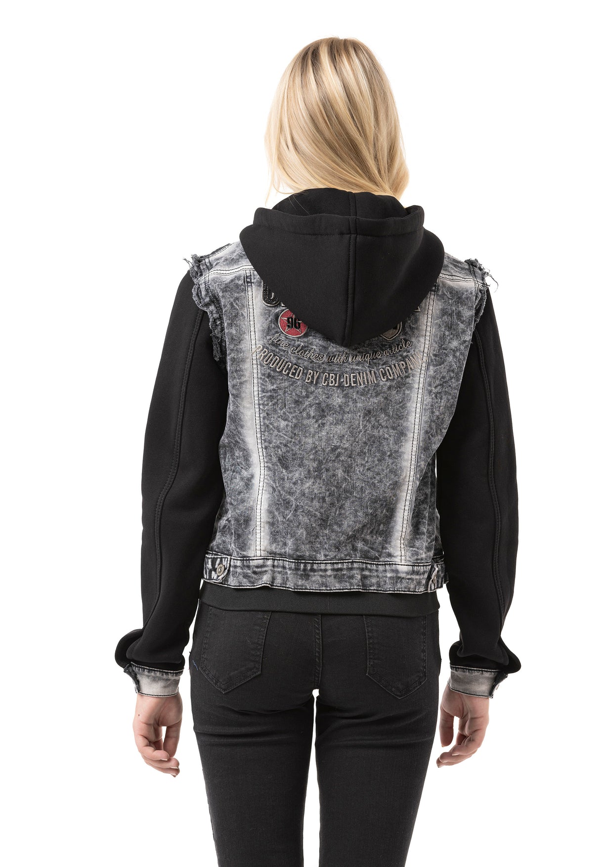 Kadın Jean Ceket Modern Tasarımlı Denim Jacket WJ234