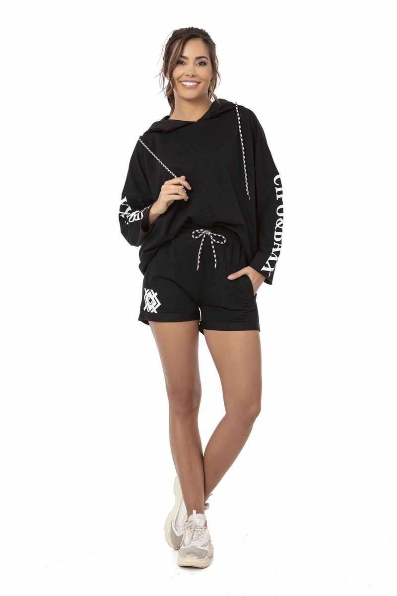 WLK176 Hoodie Şort Takım