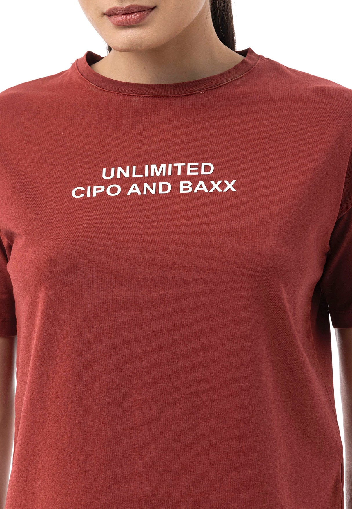 Kadın Regular Fit Baskılı Basic T-Shirt WT390
