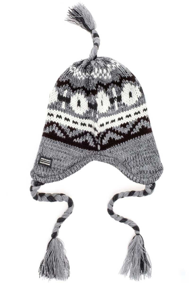 CG05 Örme Bağcıklı Kışlık Bere