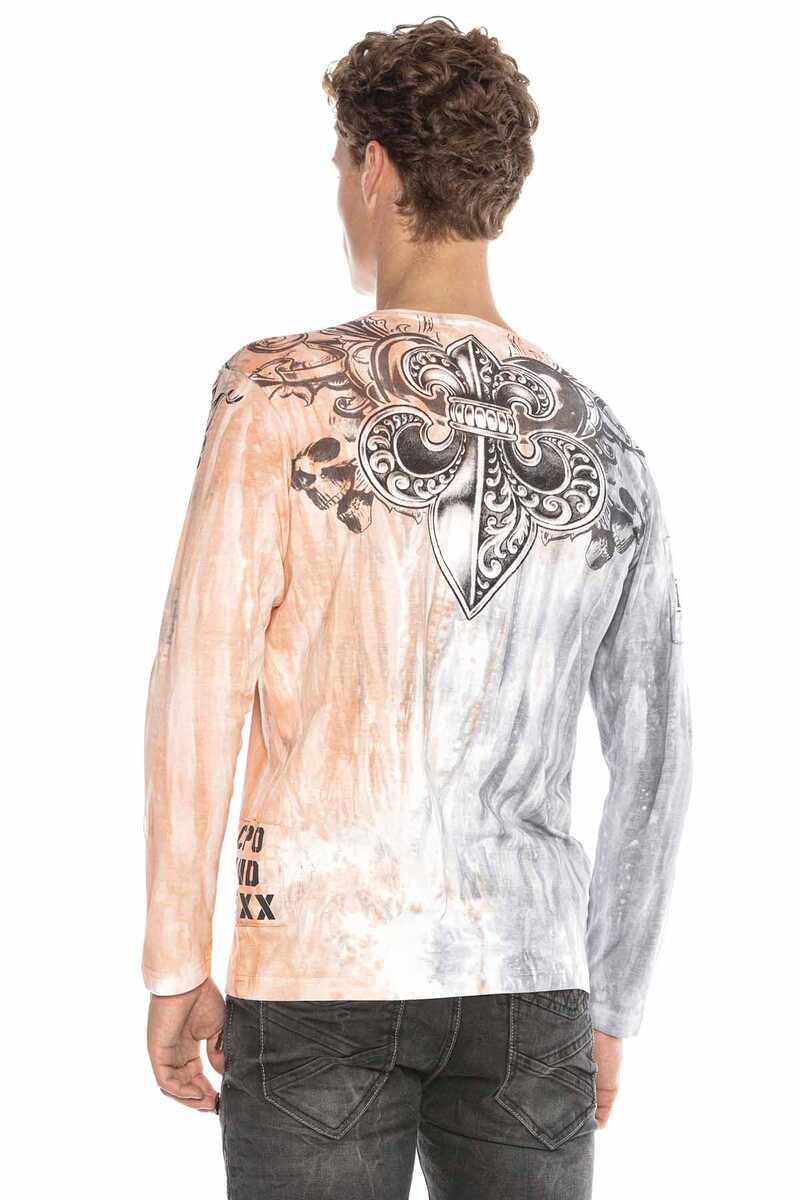 CL408 Royalty Desenli Long Sleeve Tişört