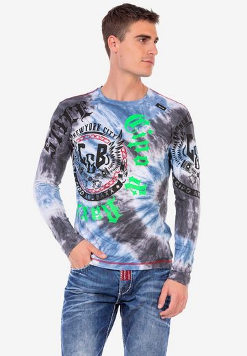 CL476 Neon Desenli Sweatshirt