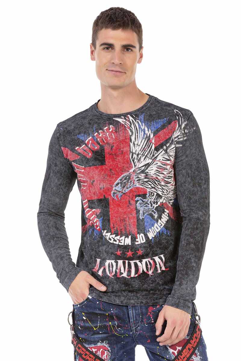 CL499 Great Britain Desenli Sweatshirt