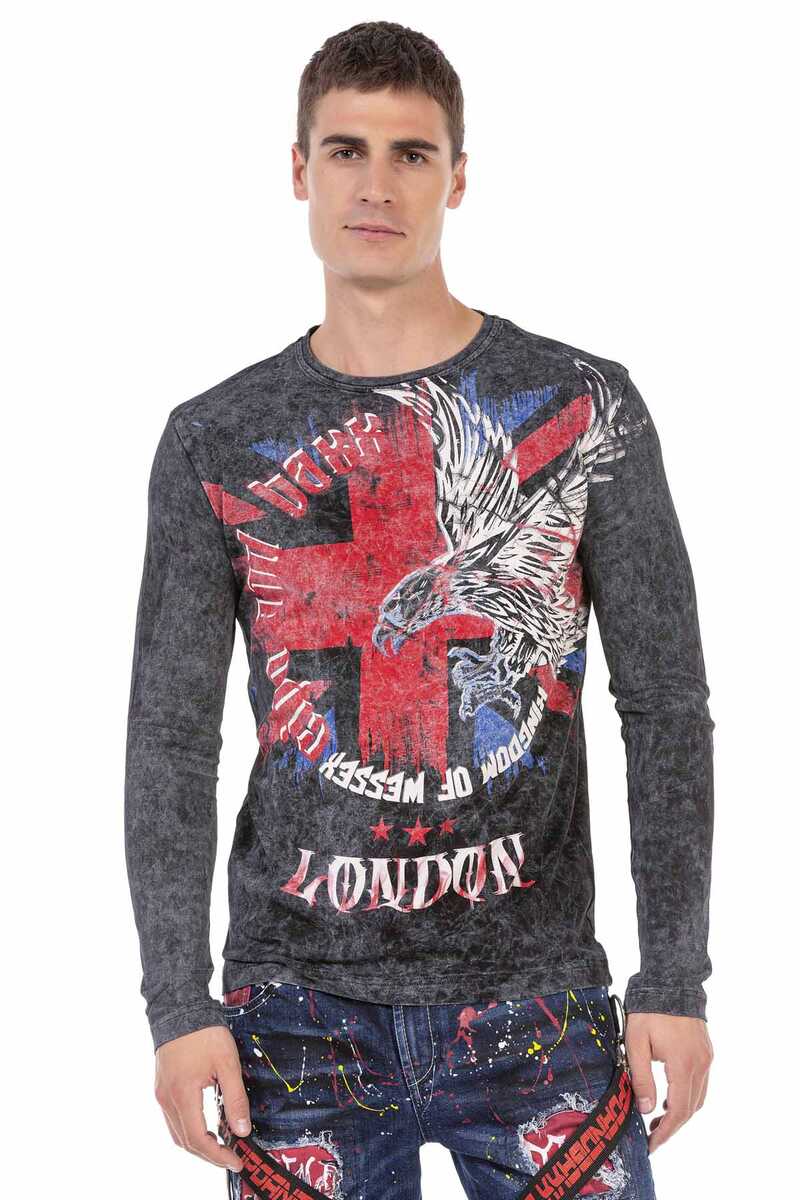 CL499 Great Britain Desenli Sweatshirt