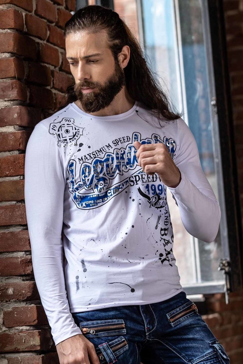 CL510 Erkek Sweatshirt – Günlük Rahat Kalıp Bisiklet Yaka Spor Basic