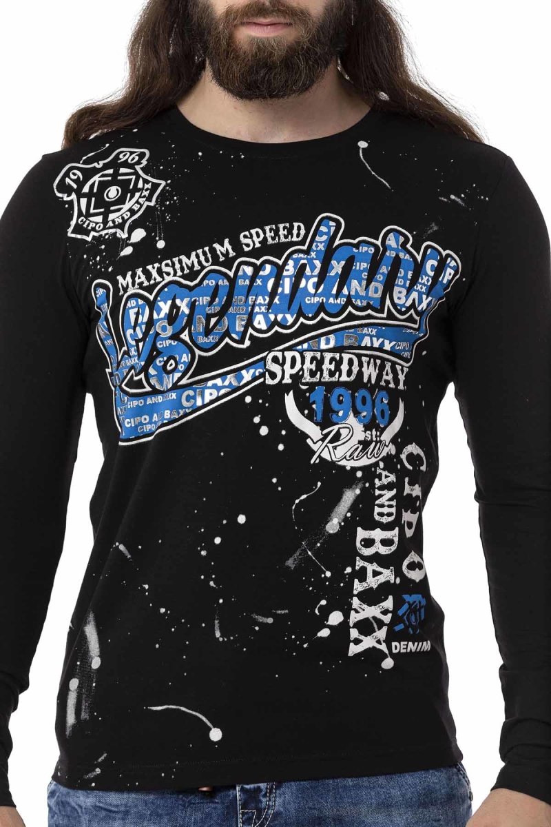 CL510 Baskılı İnce Sweatshirt