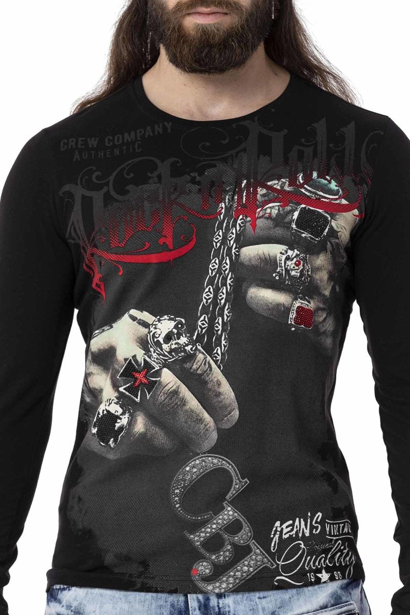 CL511 Street Tarzda Baskılı Sweatshirt