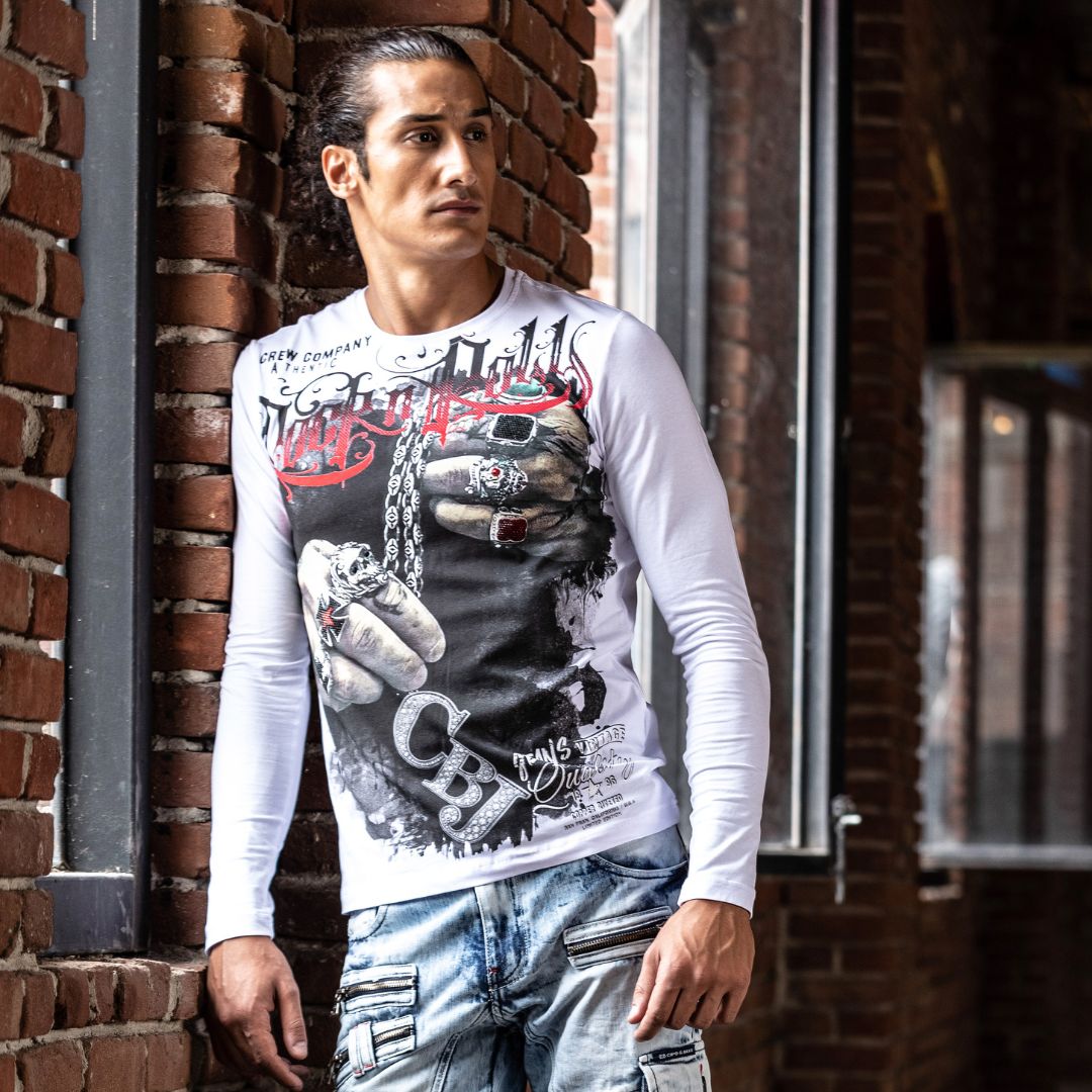 CL511 Street Tarzda Baskılı Sweatshirt