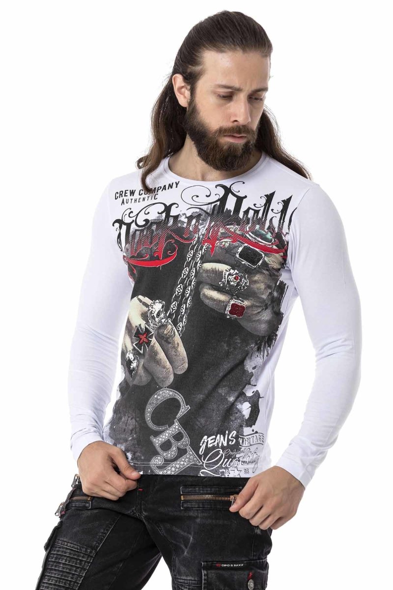 CL511 Street Tarzda Baskılı Sweatshirt