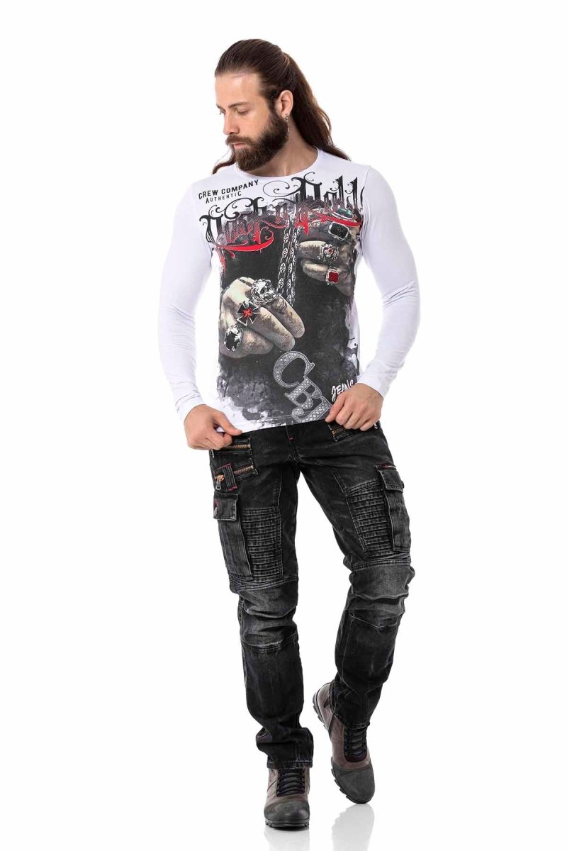 CL511 Street Tarzda Baskılı Sweatshirt