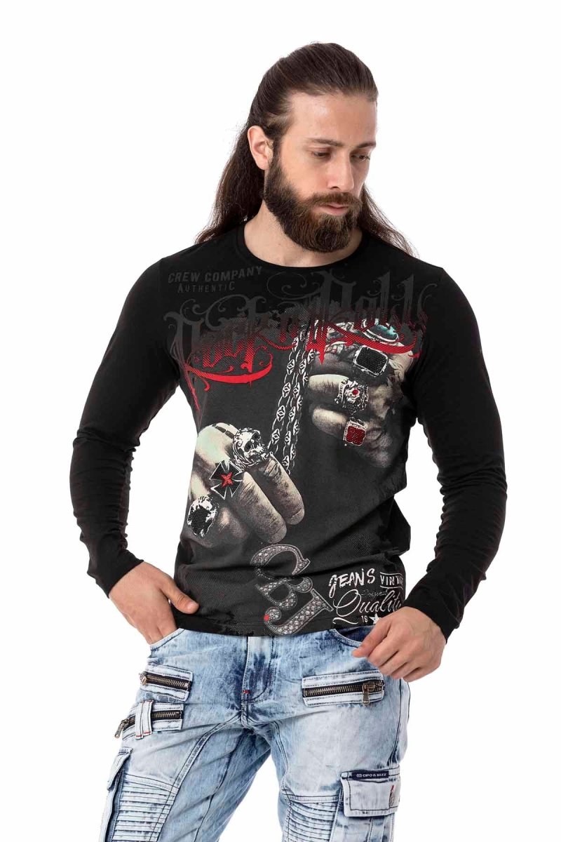 CL511 Street Tarzda Baskılı Sweatshirt