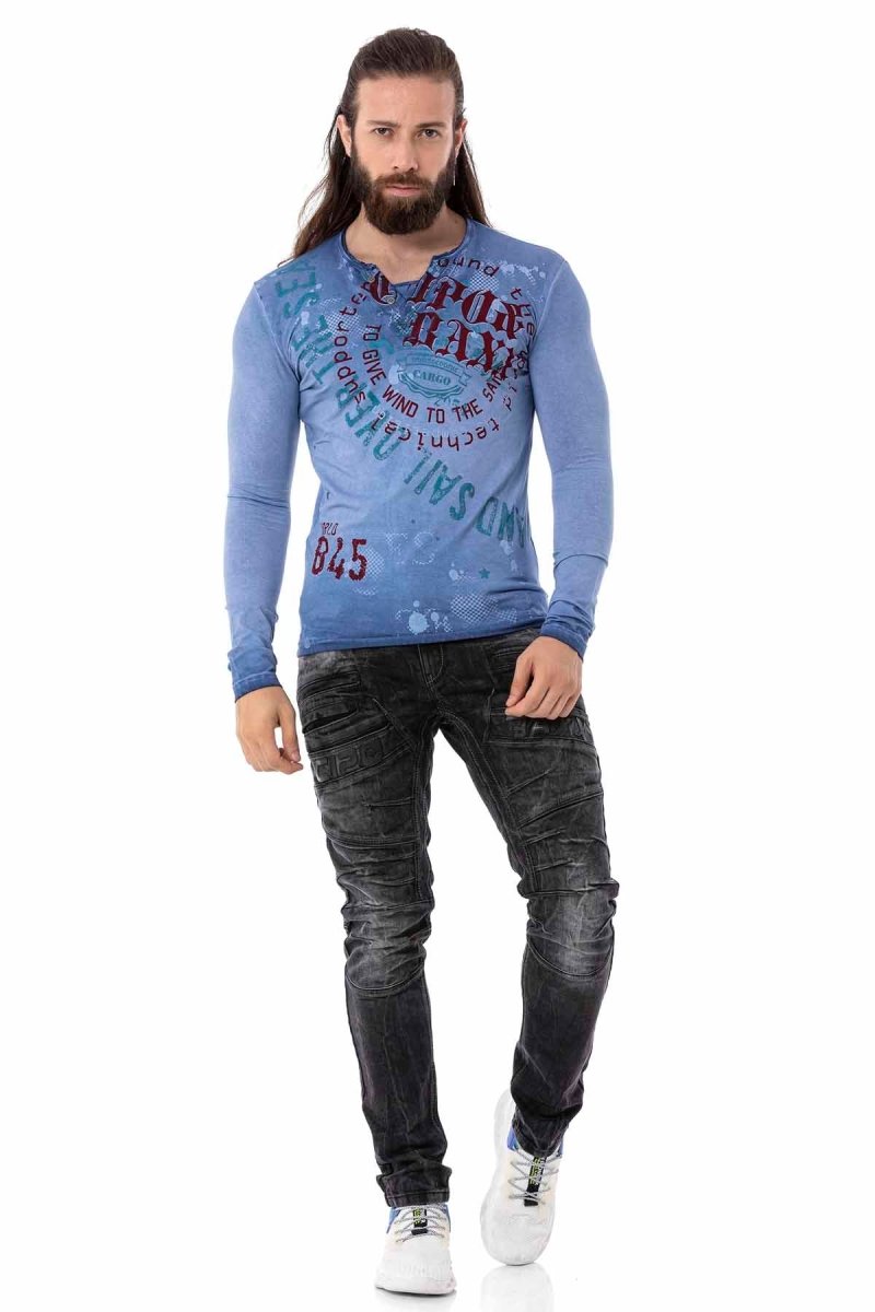 CL512 V Yaka İnce Sweatshirt