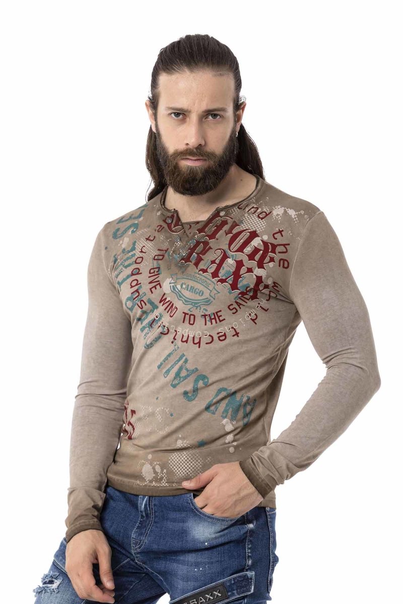 CL512 V Yaka İnce Sweatshirt