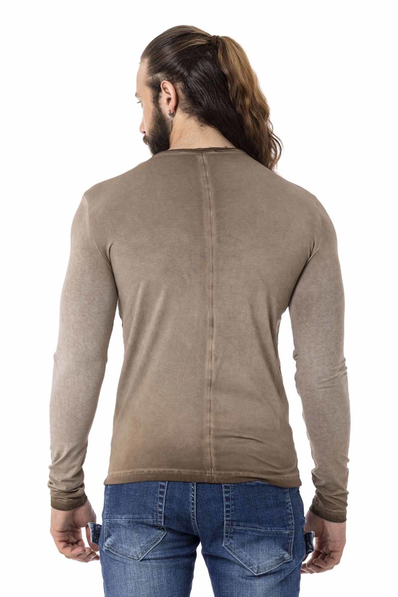 CL512 V Yaka İnce Sweatshirt