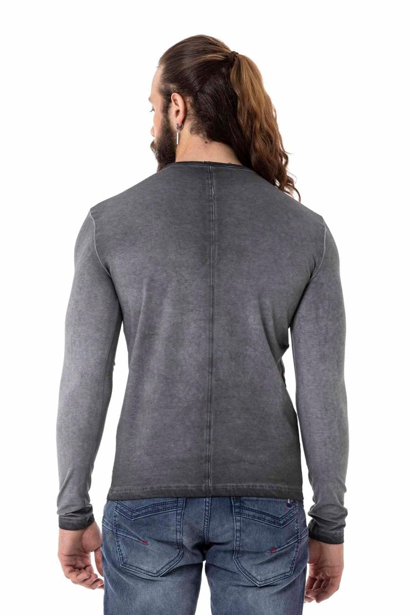 CL512 V Yaka İnce Sweatshirt