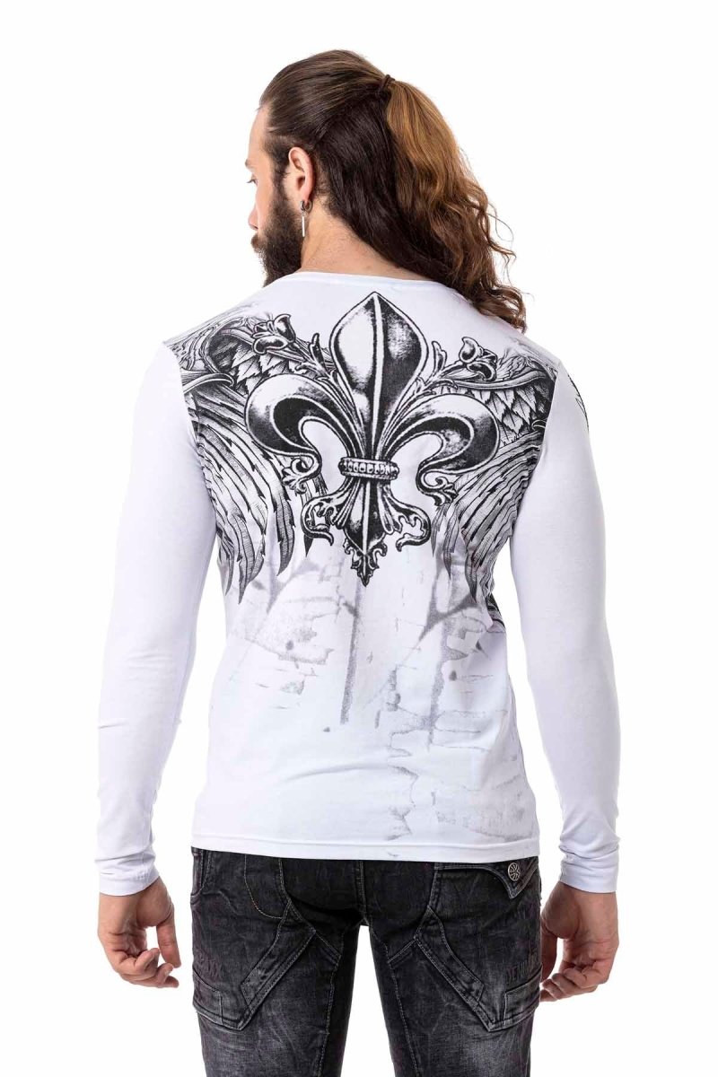 CL516 Royal Desenli İnce Sweatshirt