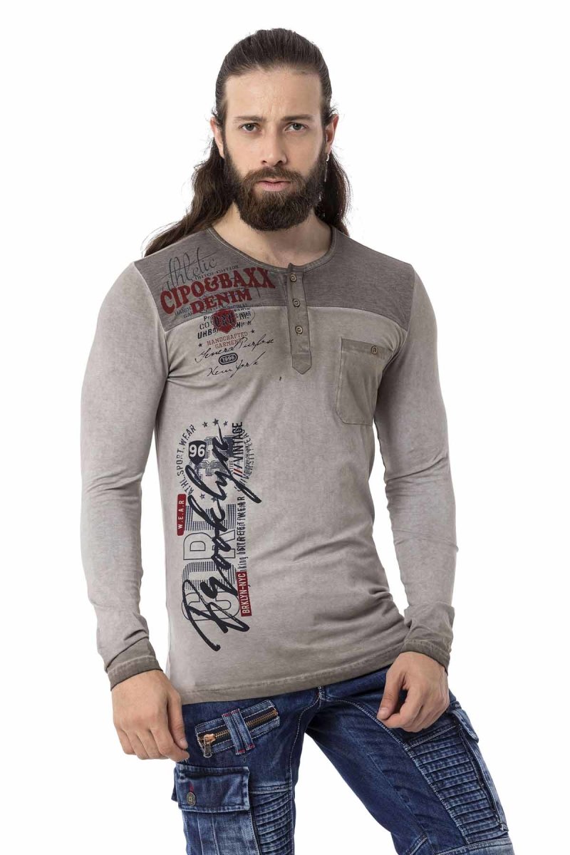 CL527 Ön Cepli İnce Sweatshirt