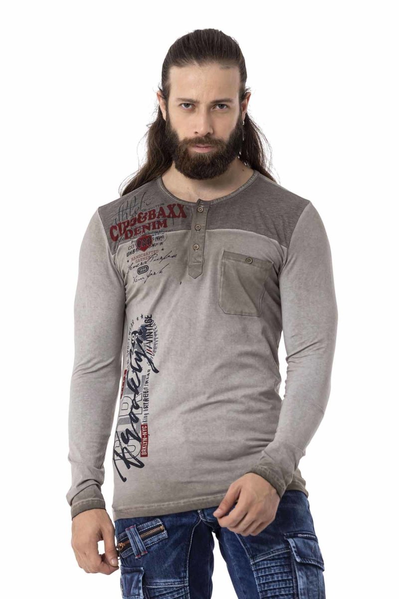 CL527 Ön Cepli İnce Sweatshirt