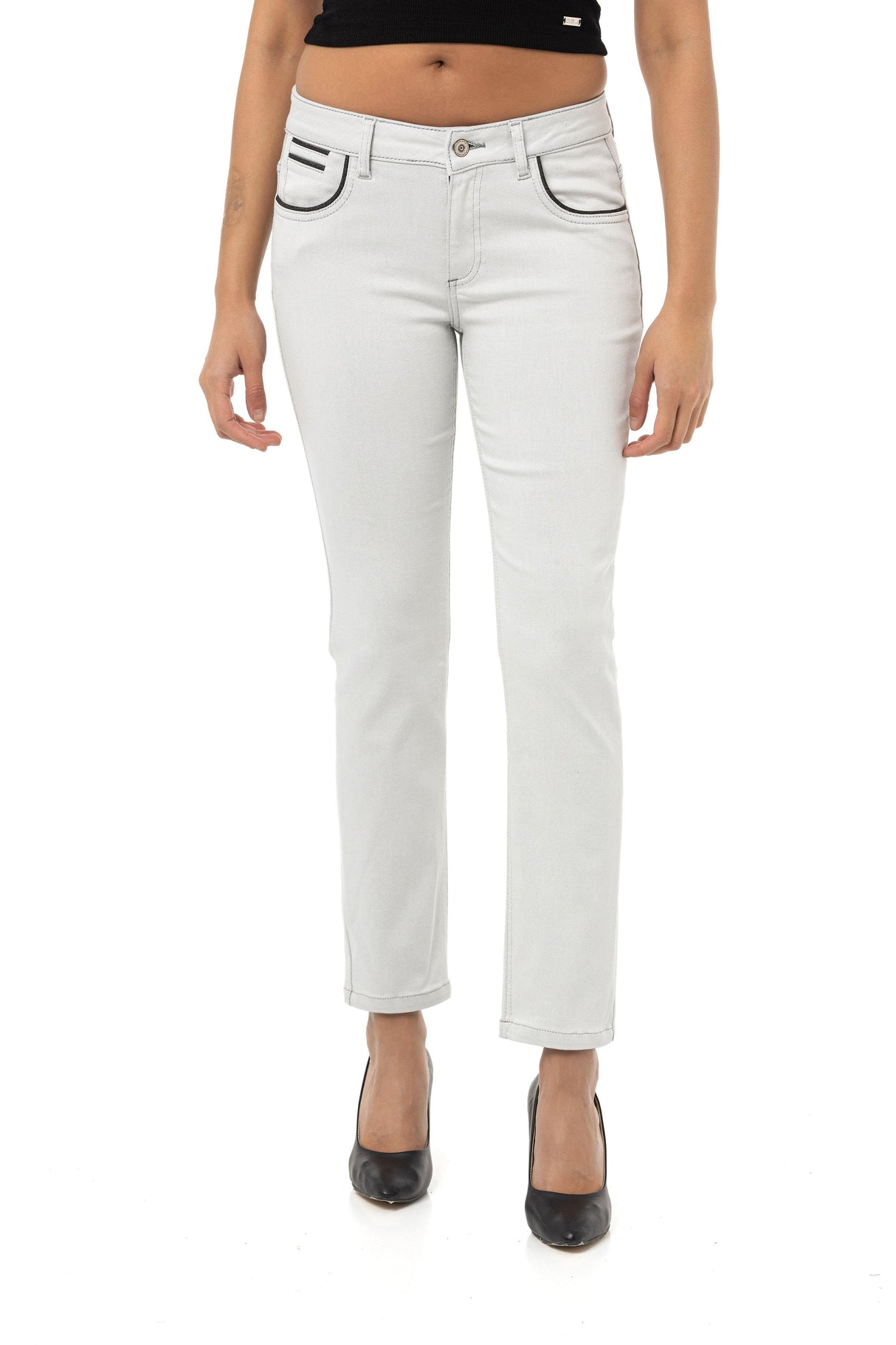 WD256B Slim Fit Normal Bel Bilek Boy Kadın Pantolon