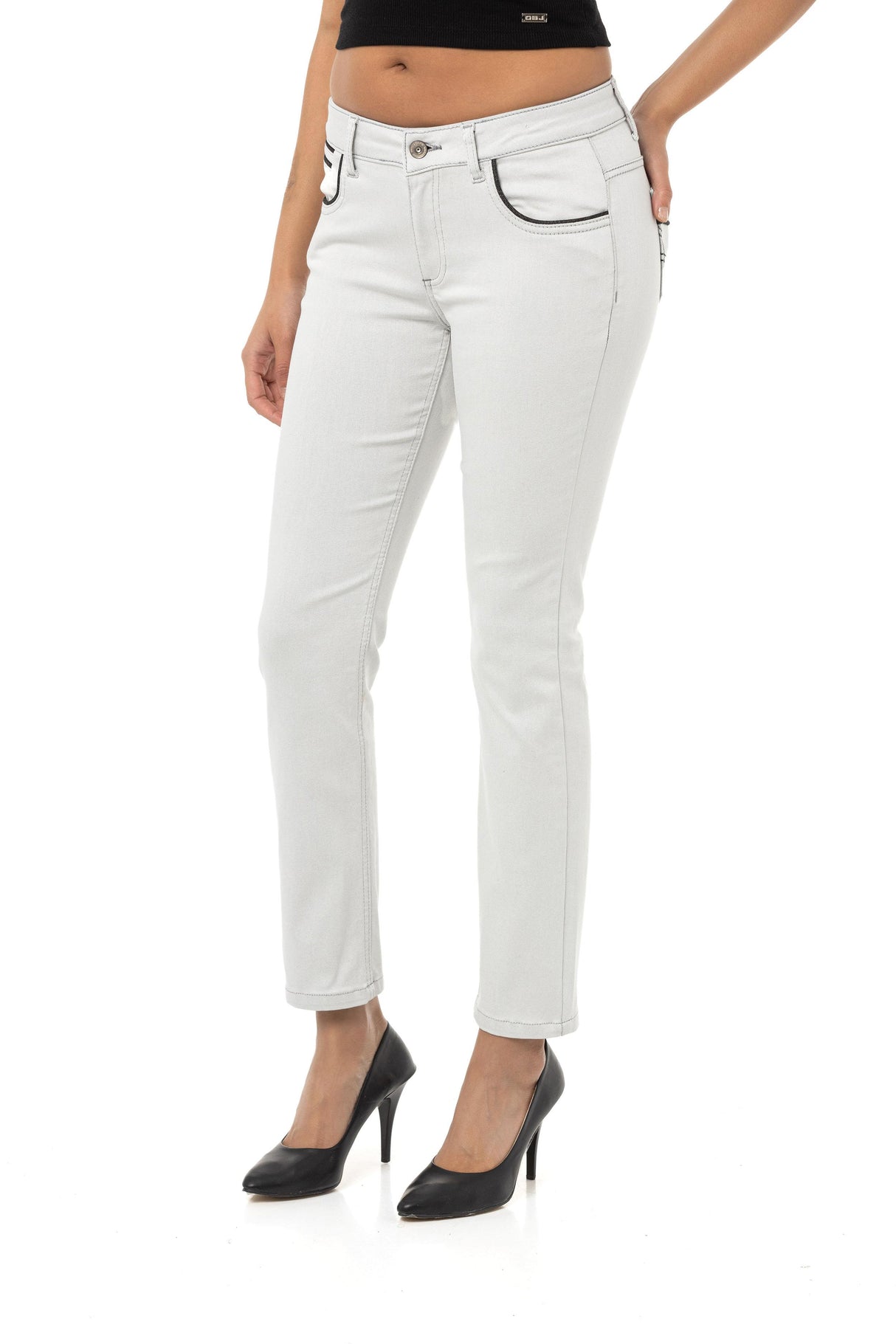 WD256B Slim Fit Normal Bel Bilek Boy Kadın Pantolon