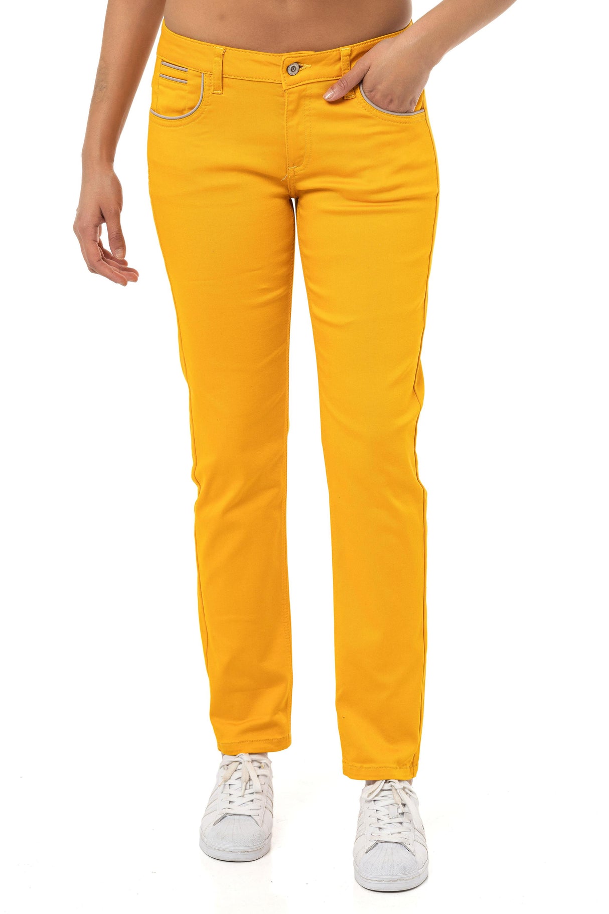 WD256B Slim Fit Normal Bel Bilek Boy Kadın Pantolon