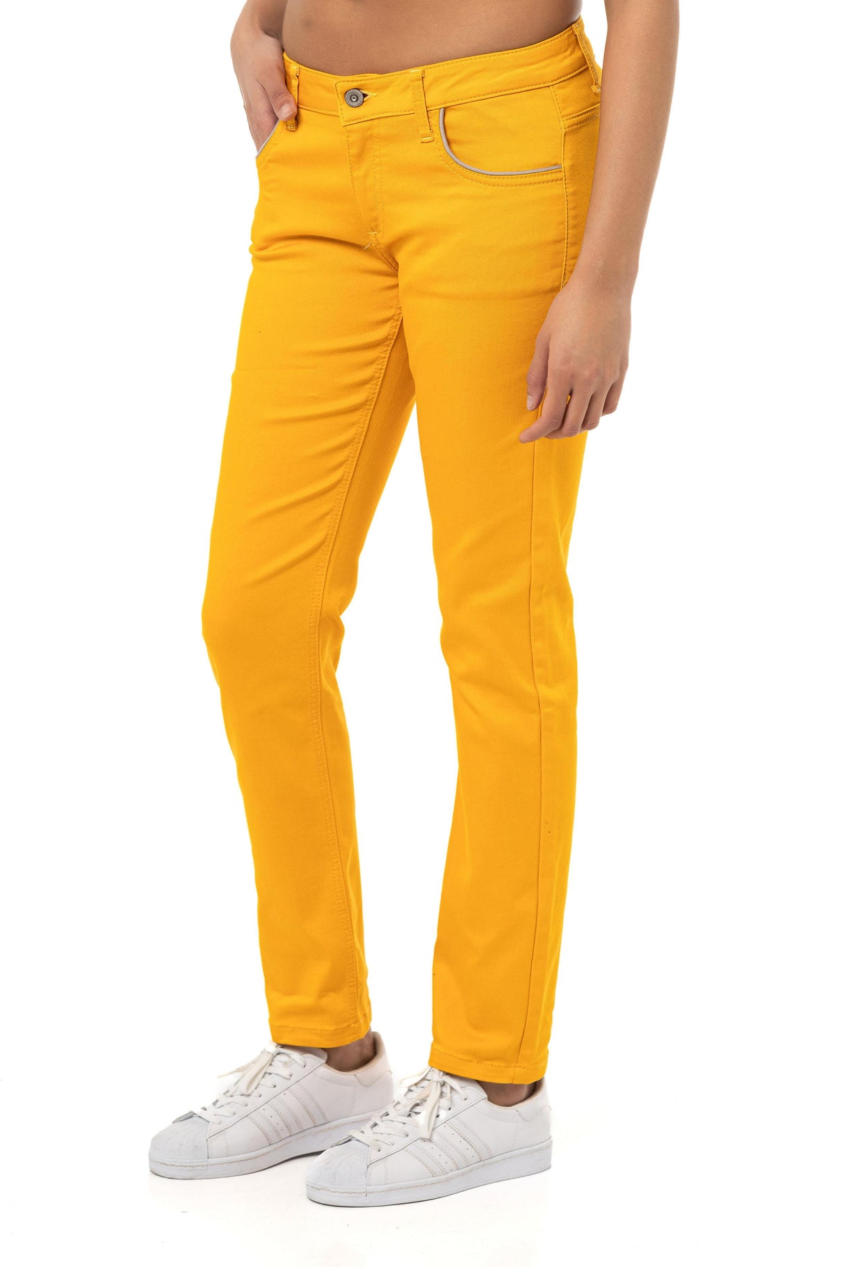 WD256B Slim Fit Normal Bel Bilek Boy Kadın Pantolon