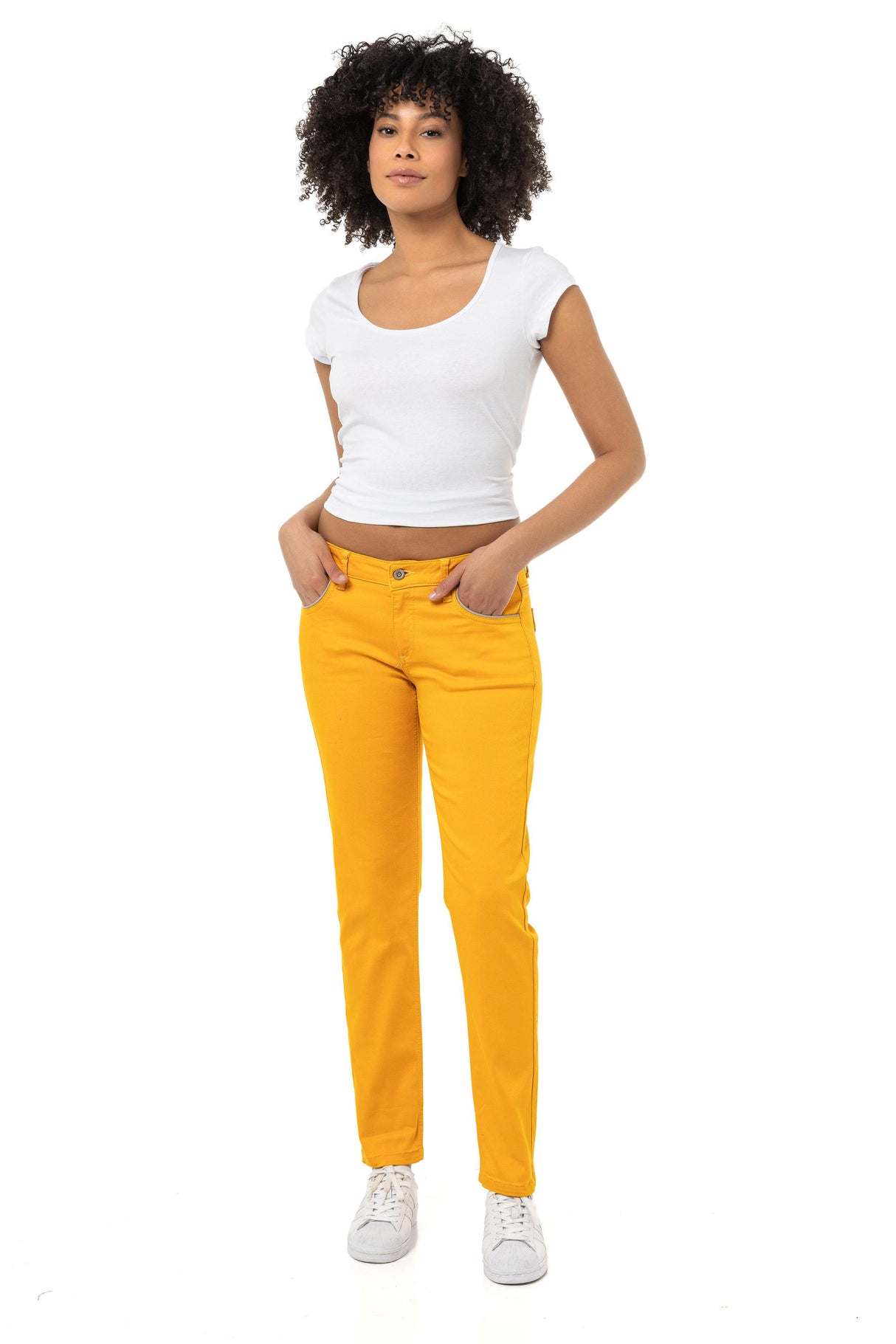 WD256B Slim Fit Normal Bel Bilek Boy Kadın Pantolon