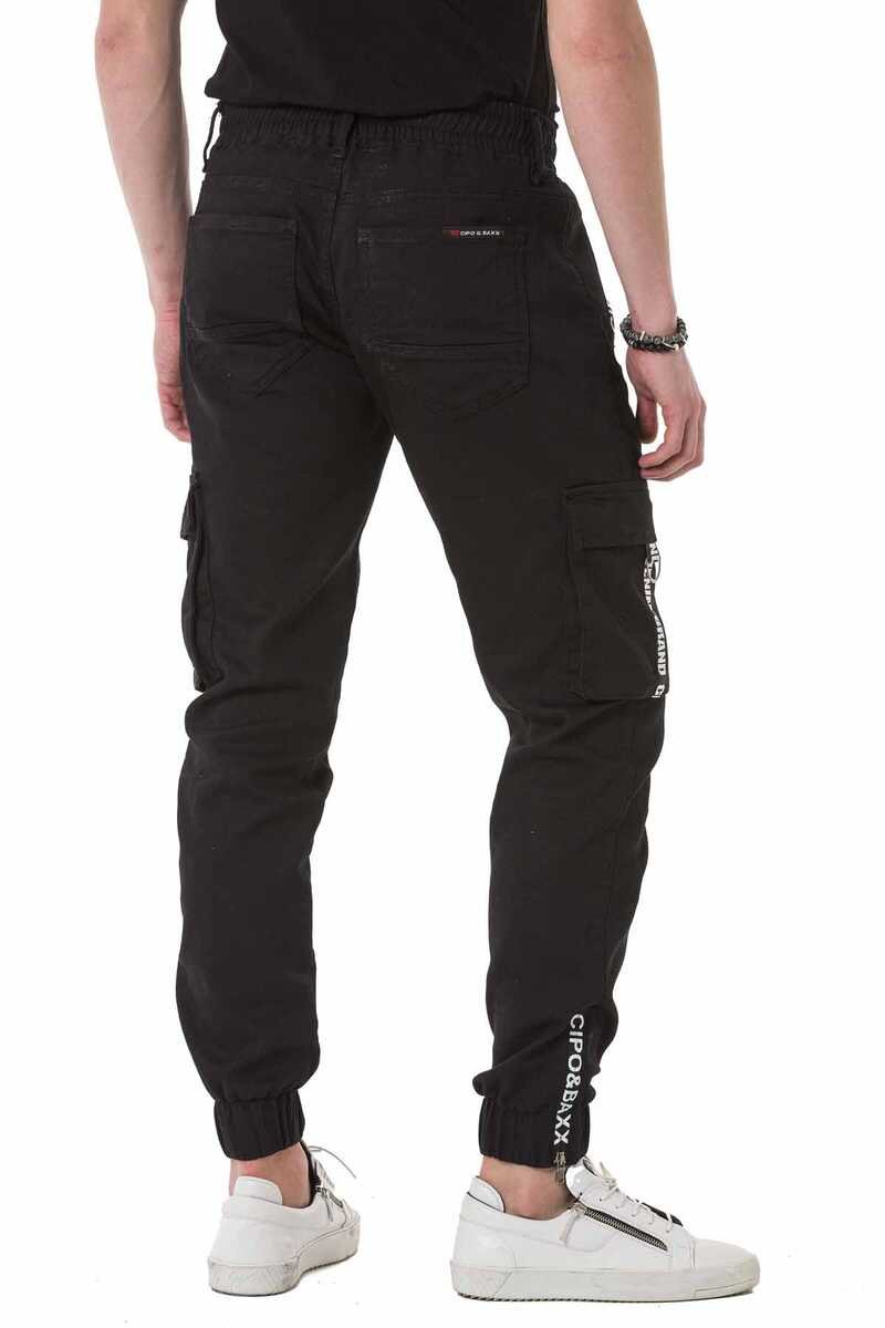 CD788 Paça Lastikli Kargo Cep Erkek Eşofman Altı