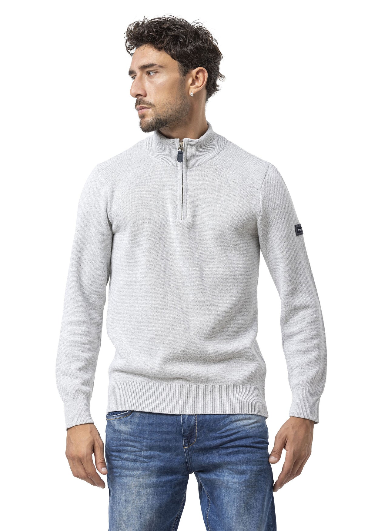 CP290 Erkek Fermuarlı Sweatshirt – Pamuklu konfor, sportif stille buluşuyor
