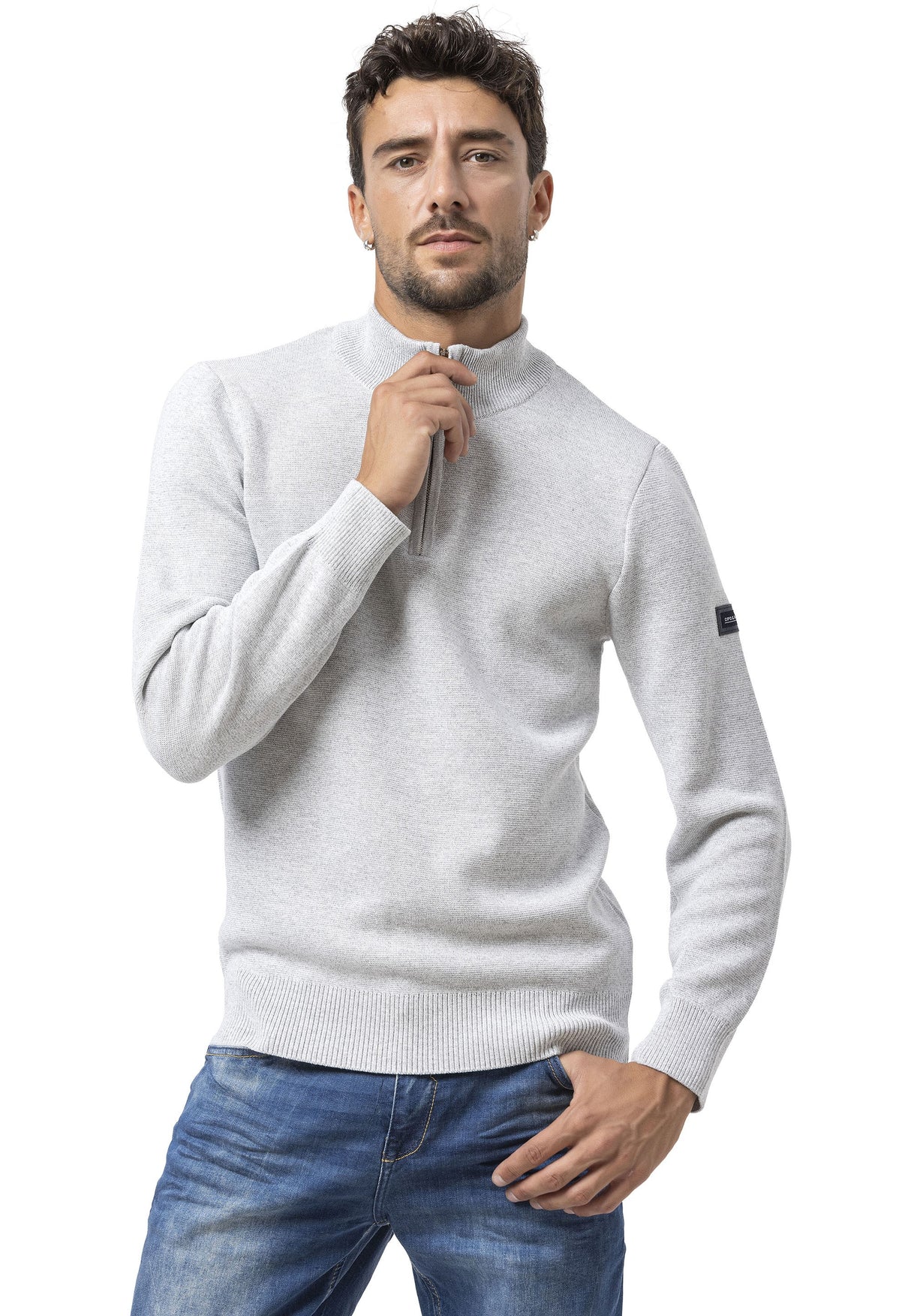 CP290 Erkek Fermuarlı Sweatshirt – Pamuklu konfor, sportif stille buluşuyor