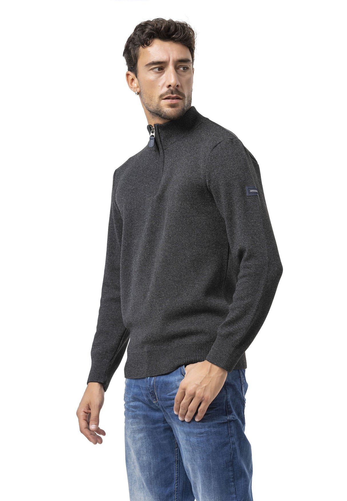 CP290 Erkek Fermuarlı Sweatshirt – Pamuklu konfor, sportif stille buluşuyor