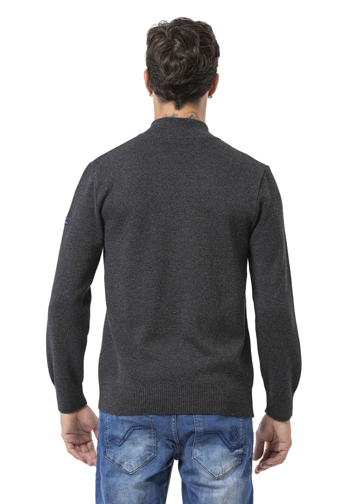 CP290 Erkek Fermuarlı Sweatshirt – Pamuklu konfor, sportif stille buluşuyor