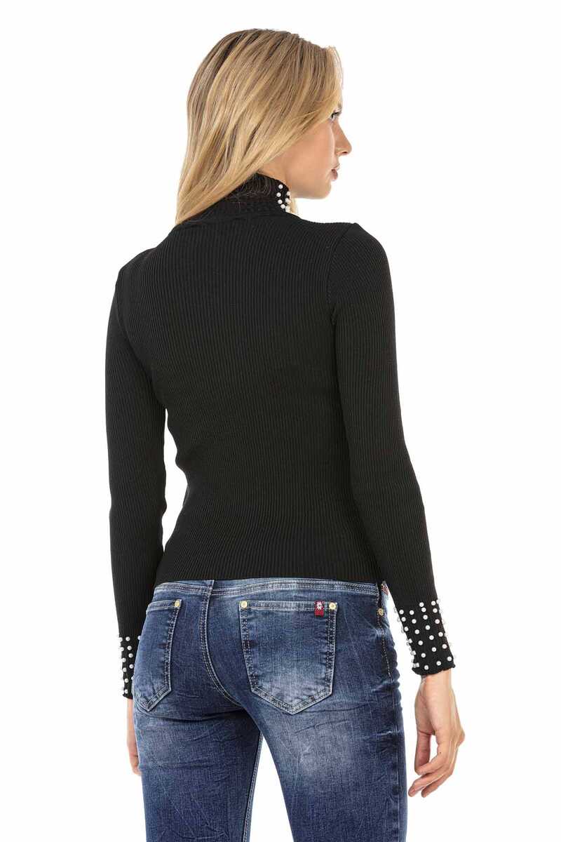 WP208 Balıkçı Yaka Boncuklu Triko