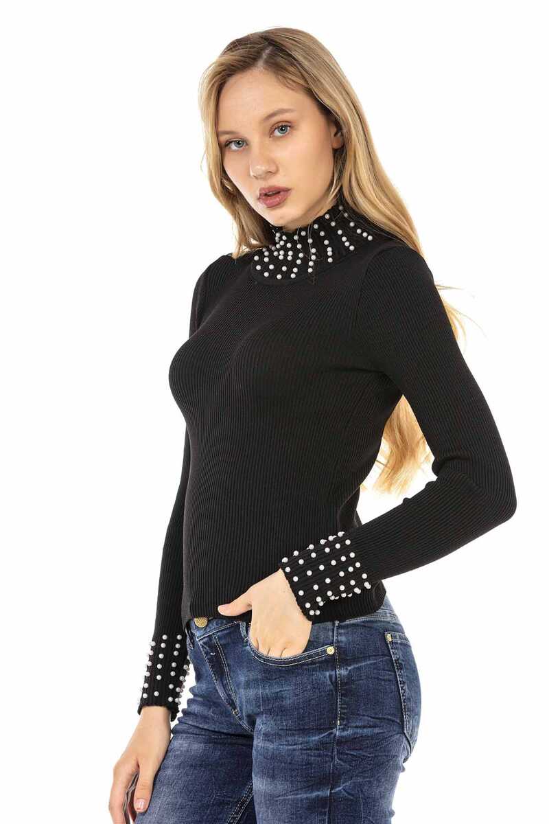WP208 Balıkçı Yaka Boncuklu Triko