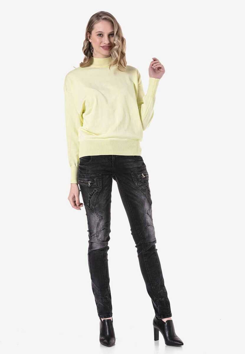 WP230 Yarım Balıkçı Yaka Kadın Kazak