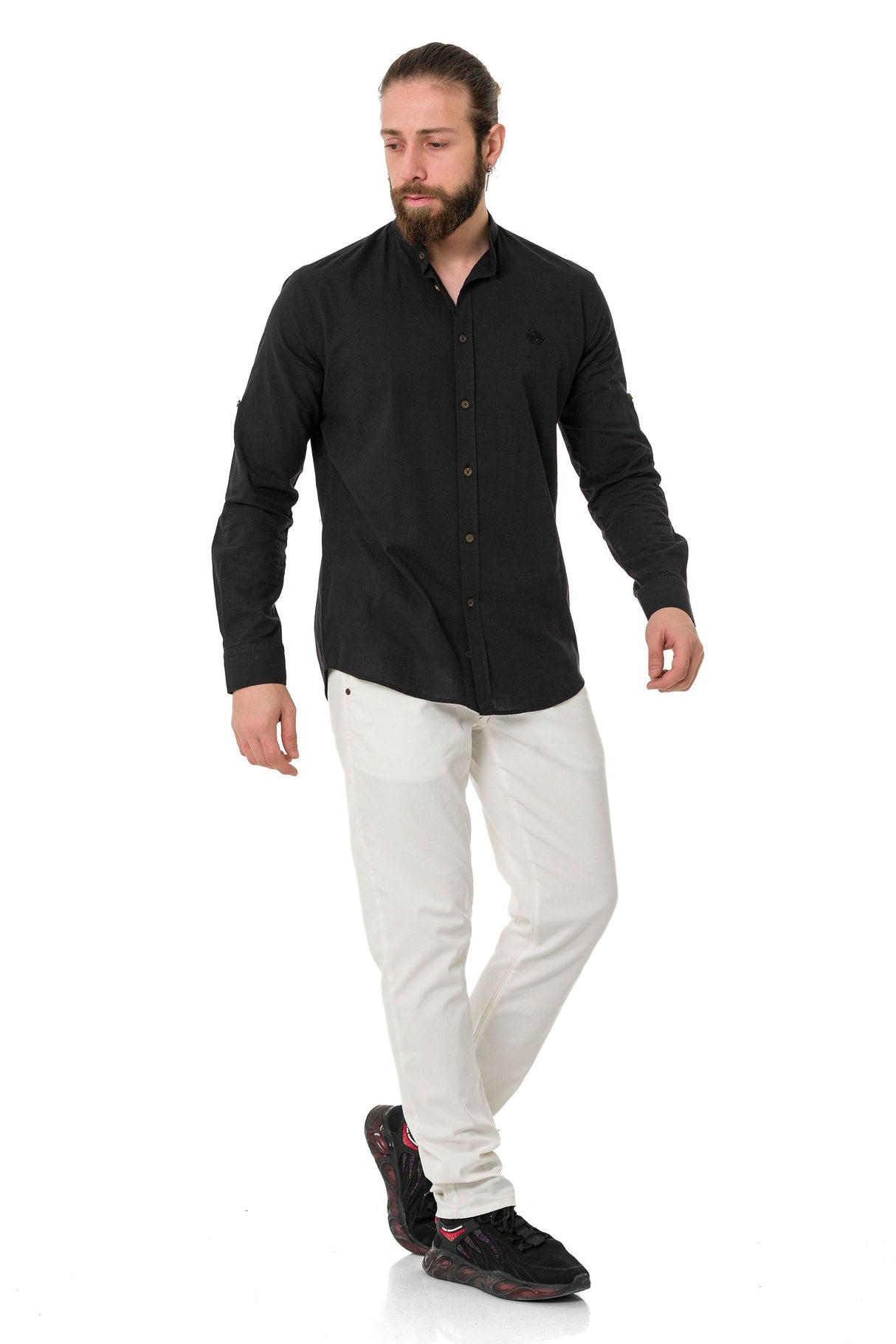 CH198 Keten Yazlık Gömlek