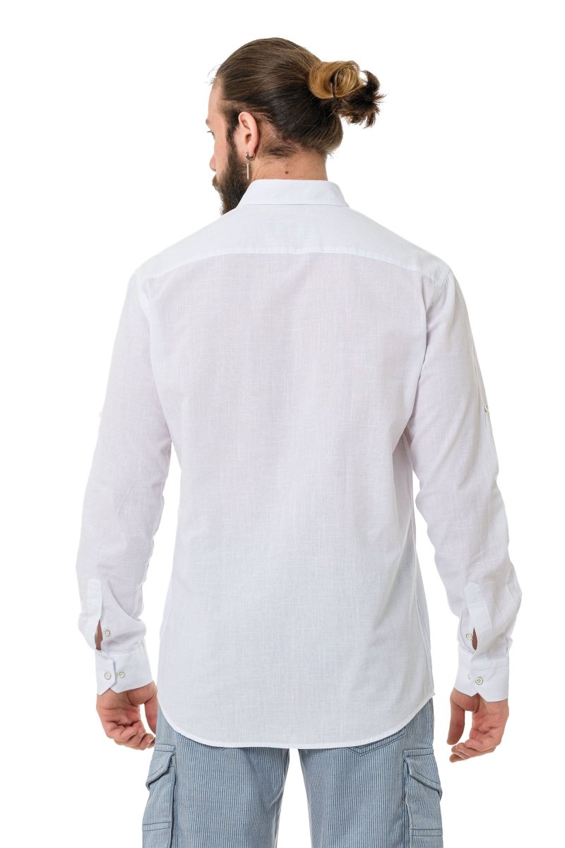CH199–Men's Summer Linen Regular Fit Shirt