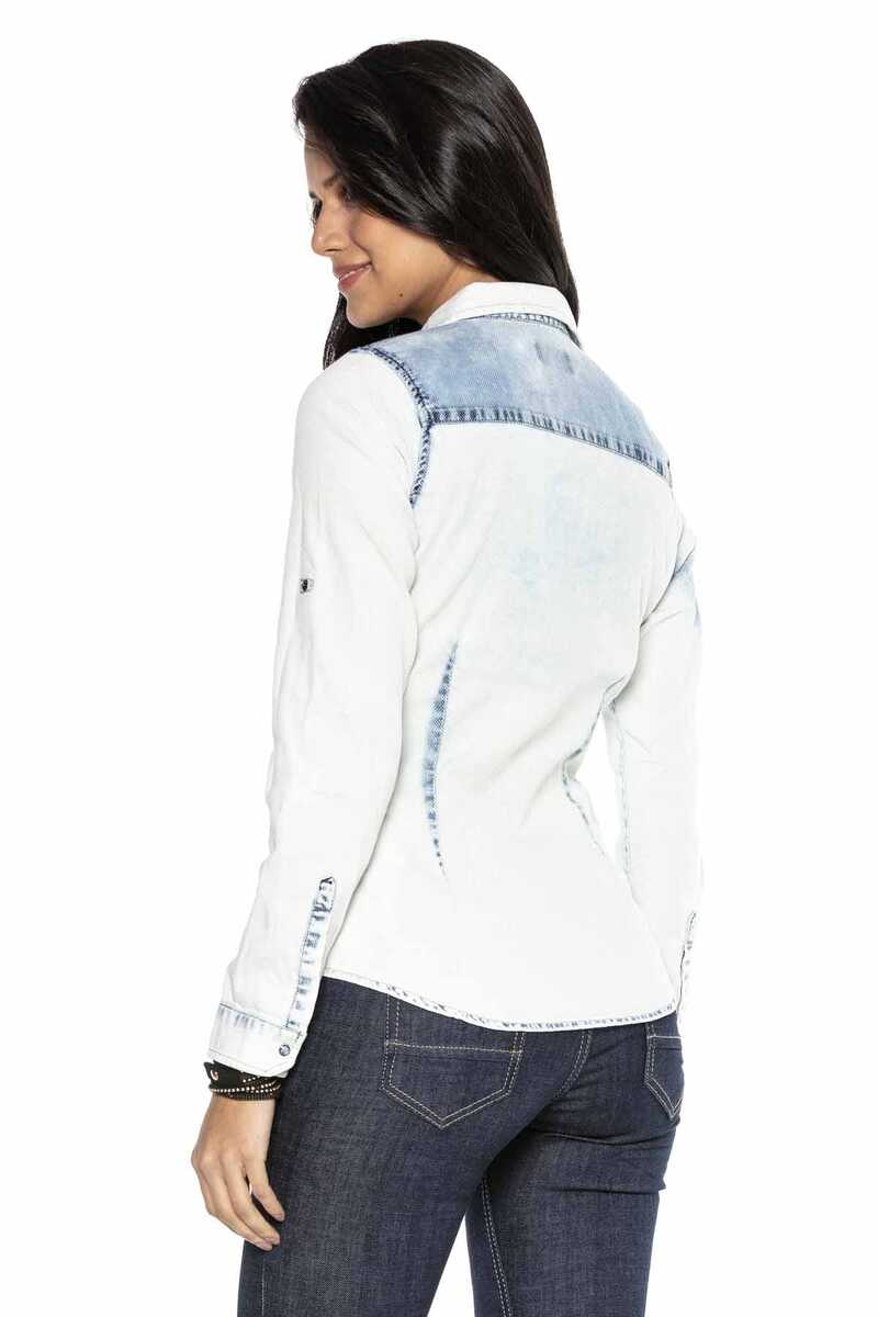 WH116 Taş İşlemeli Kadın Gömlek