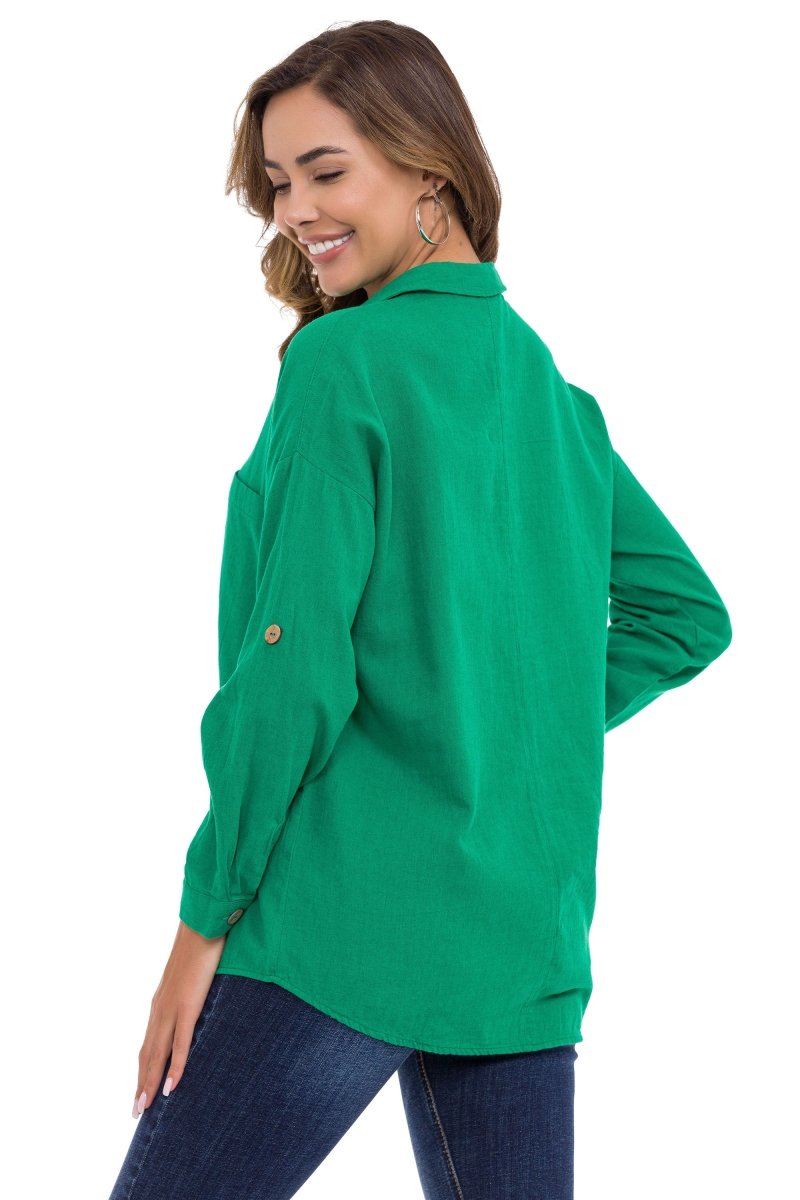 WH132 Basic Yazlık Keten Gömlek