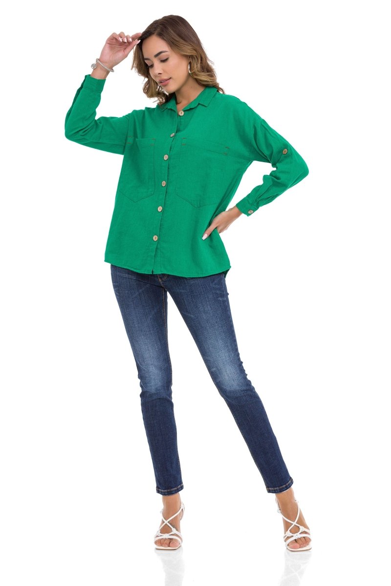 WH132 Basic Yazlık Keten Gömlek