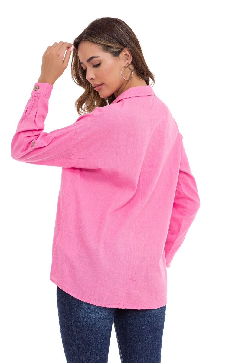 WH132 Basic Yazlık Keten Gömlek