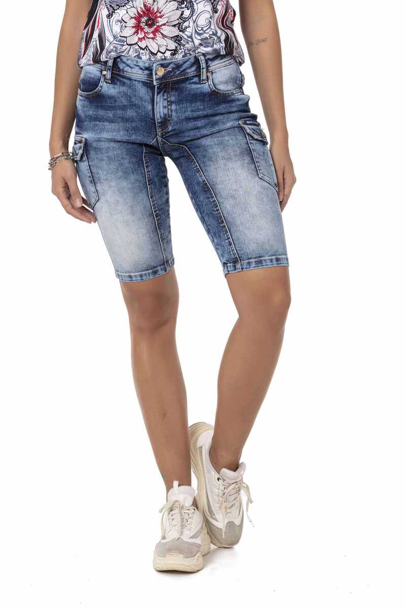 WK180 Desenli Kargo Şort