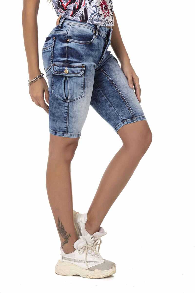 WK180 Desenli Kargo Şort