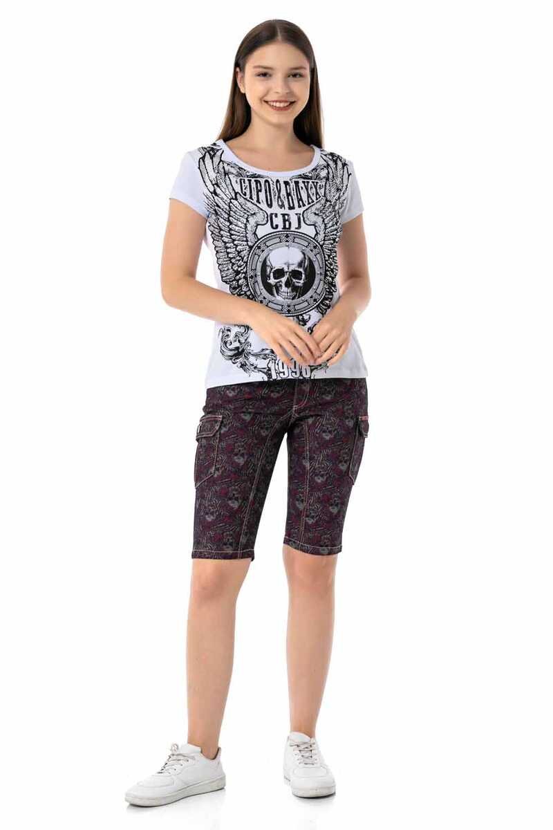 WK180 Desenli Kargo Şort